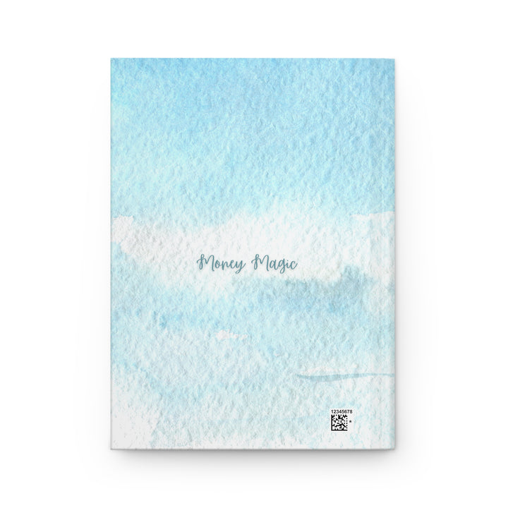 white and blue sky, says "money Magic"